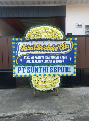 Papan Bunga Duka di Sambas