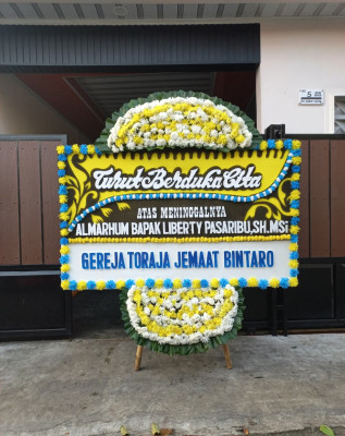 Papan Bunga Duka di Sambas