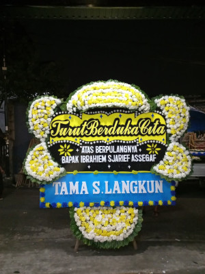 Papan Bunga Duka di Sambas